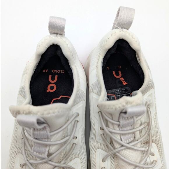 On Cloud Leap Lifestyle Shoes Unisex Kids' Ivory/Flame Size USK11 EU28.5 - Picture 12 of 12